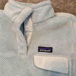 Patagonia Light Blue Fleece Pullover